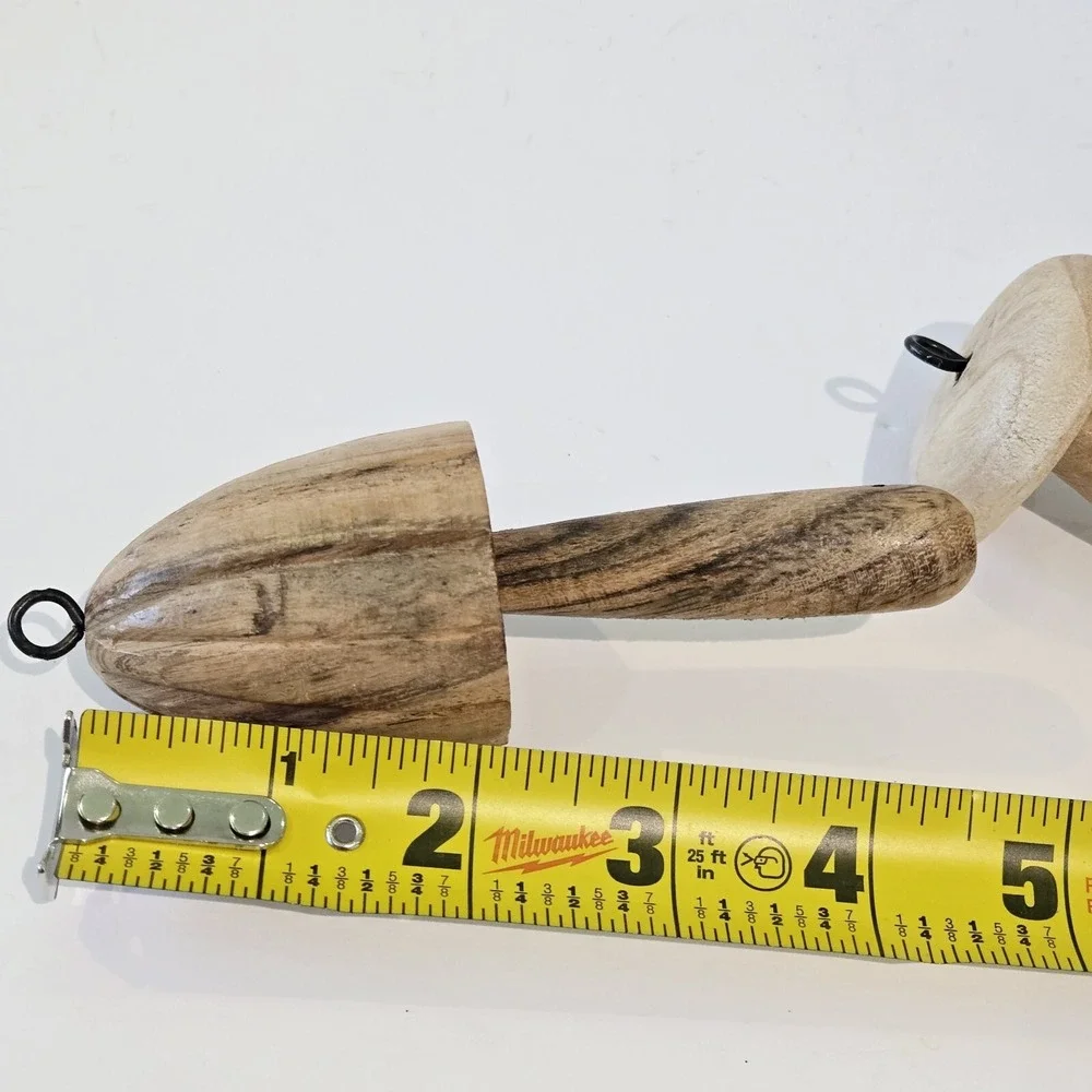 4 Mushroom Ornaments Natural Wood Mushrooms Cottagecore Country Christmas Decor